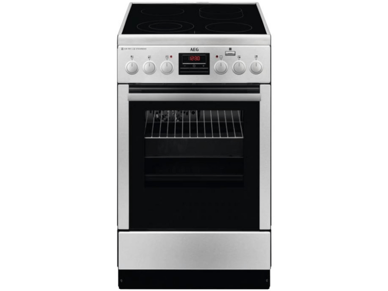 AEG CCB56470BX PlusSteam kerámialapos tűzhely gőzfunkcióval, AirFry