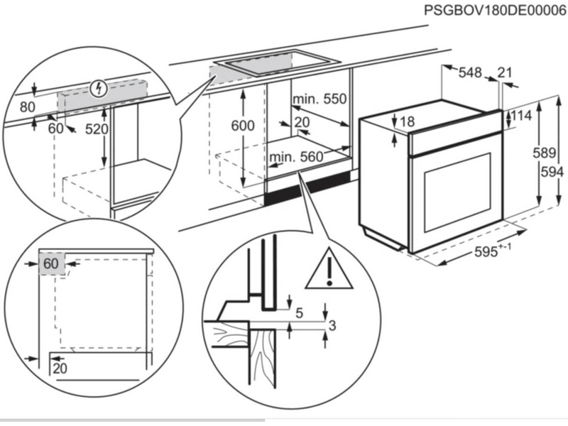 Electrolux EOF4P74X Beépíthető sütő