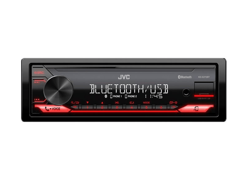 JVC KD-X272BT Autórádió USB bemenettel és Bluetooth funkcióval