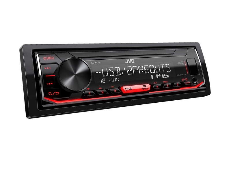 JVC KD-X176 Mechanika nélküli autórádió USB bemenettel