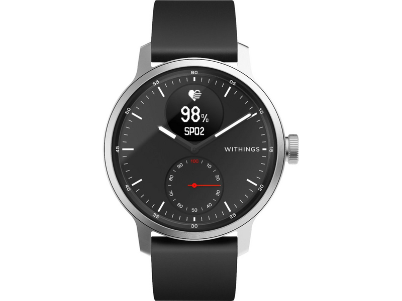 Withings Scanwatch 42 mm Aktivitásmérő, okosóra, Fekete
