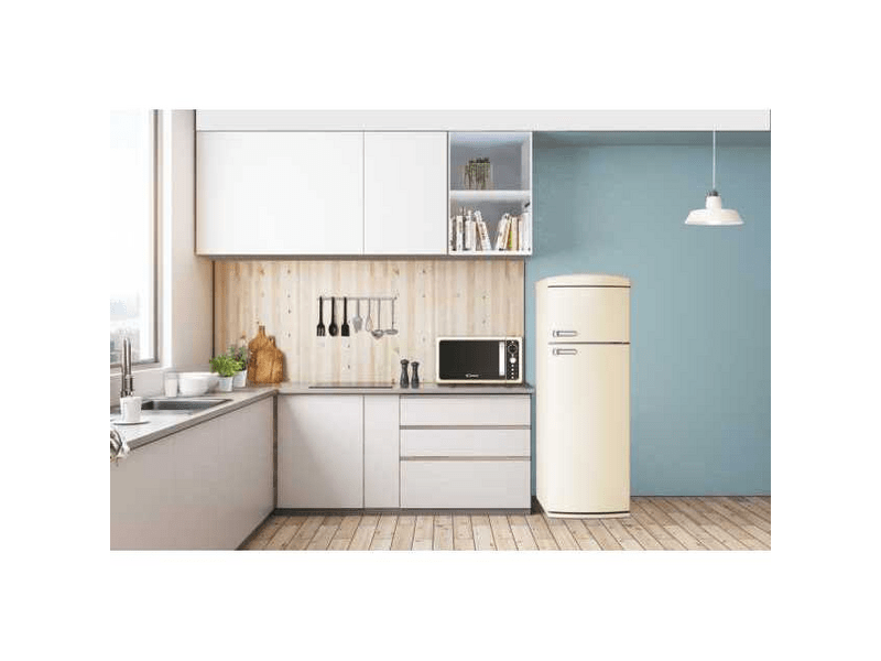 Candy DIVO G25CC Mikrohullámú sütő grillfunkcióval, Krémszínű