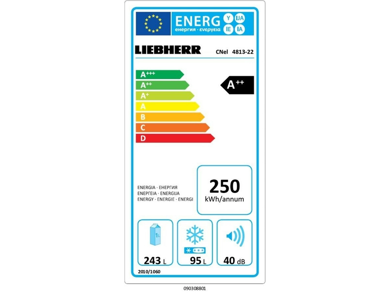 Liebherr CNEL4813-22 Alulfagyasztós kombinált hűtőszekrény