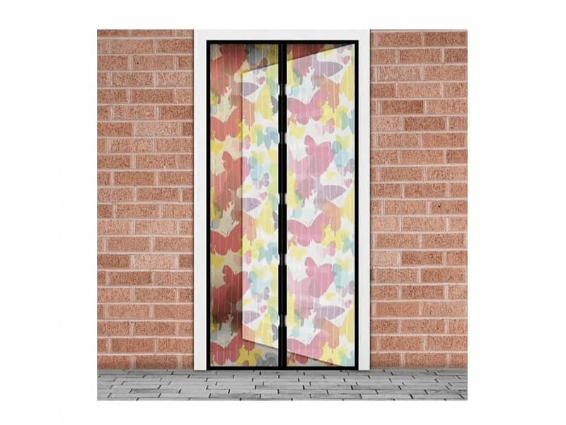 DELIGHT 11398K Szúnyogháló ajtóra, Pillangós