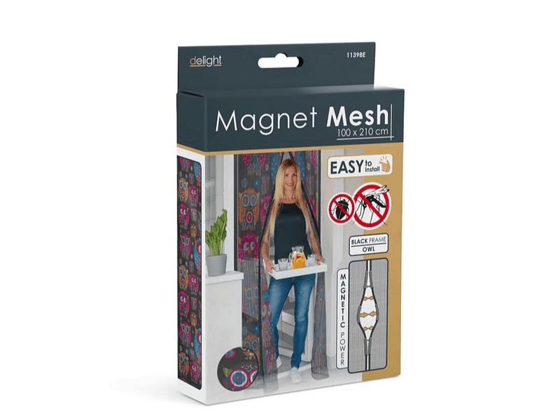 DELIGHT 11398E Szúnyogháló ajtóra, Baglyos