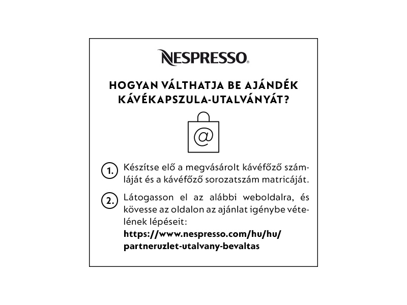 DELONGHI Lattissima One EN500.W Nespresso Kapszulás Kávéfőző, Fehér