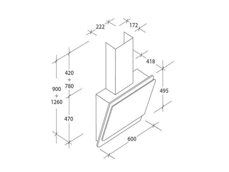 Candy CVMA 60B Fali páraelszívó