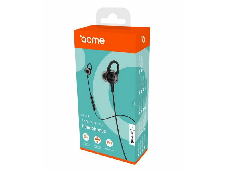 Acme BH109 Bluetooth fülhallgató, Fekete