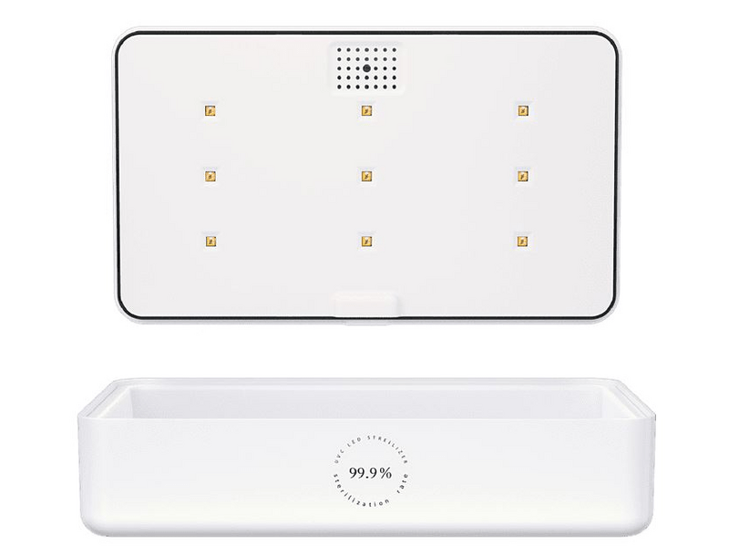 Alcor N52-UVC fertőtlenítő doboz vezeték nélküli töltővel