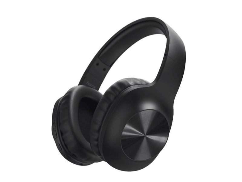 HAMA 184023 Kettő az egyben bluetooth-os, és vezetékes fejhallgató, Fekete