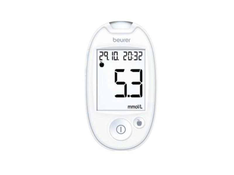Beurer GL 44 Kódmentes mmol/L vércukorszintmérő fehér