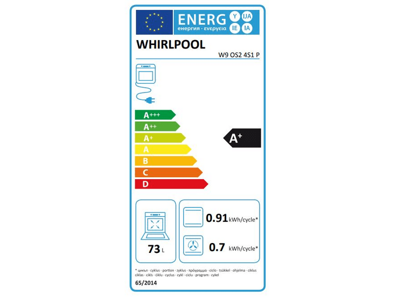 Whirlpool W9 OS2 4S1 P Beépíthető sütő