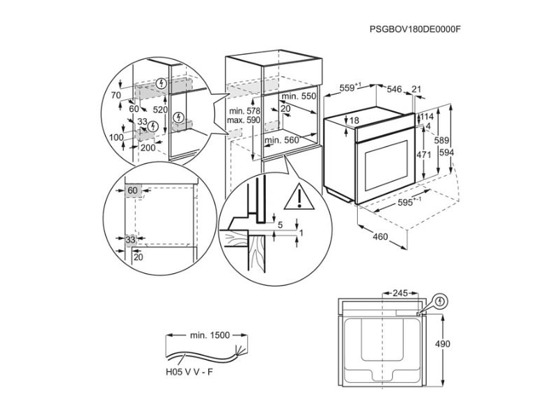 Electrolux KOE8P81Z SenseCook Beépíthető sütő