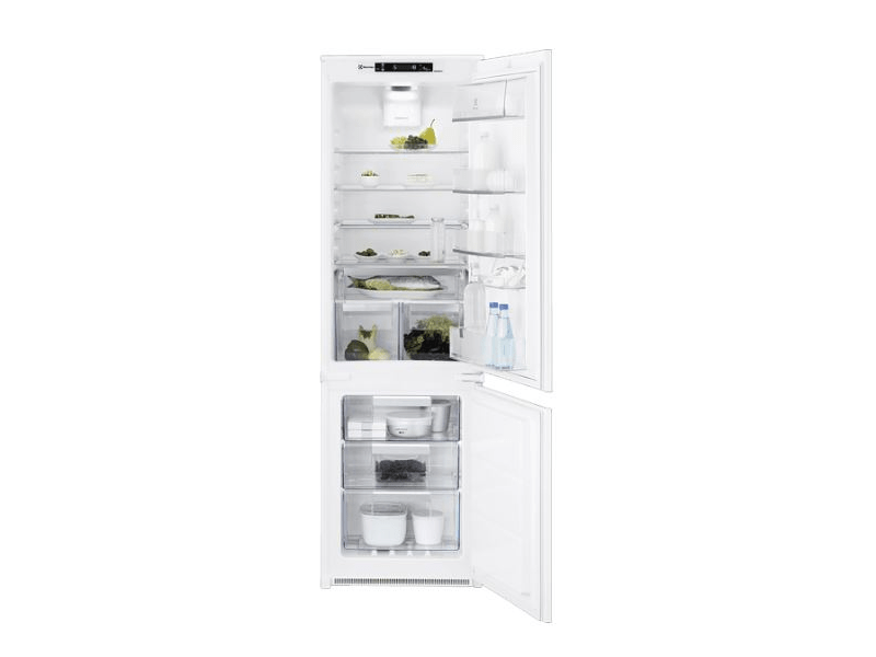Electrolux ENT8TE18S Beépíthető kombinált hűtőszekrény, NoFrost, 177 cm