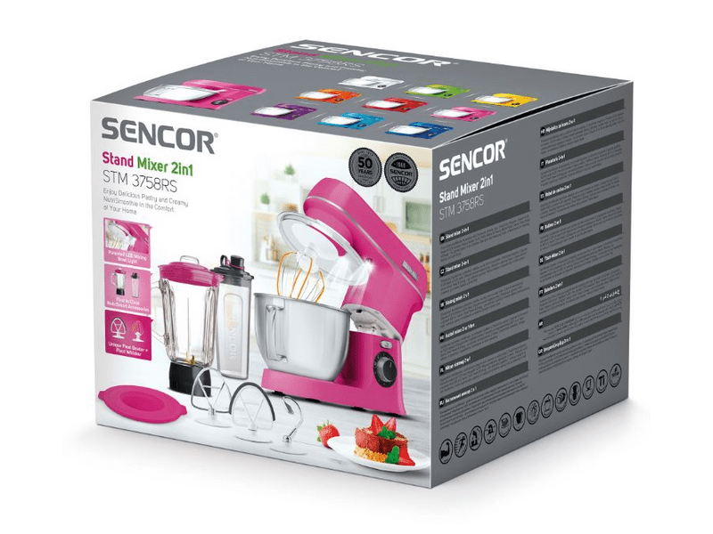 Sencor STM 3758RS Konyhai robotgép, Rózsaszín