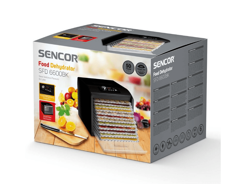 Sencor SFD 6600BK dehidrator za hranu