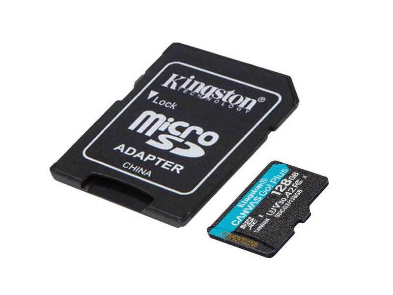 Kingston Canvas Go! Plus SDCG3/128GB memóriakártya + adapter