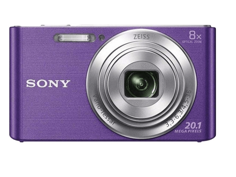 SONY DSC-W830 Digitális fényképezőgép 32GB-os memóriakártyával+táskával, Lila