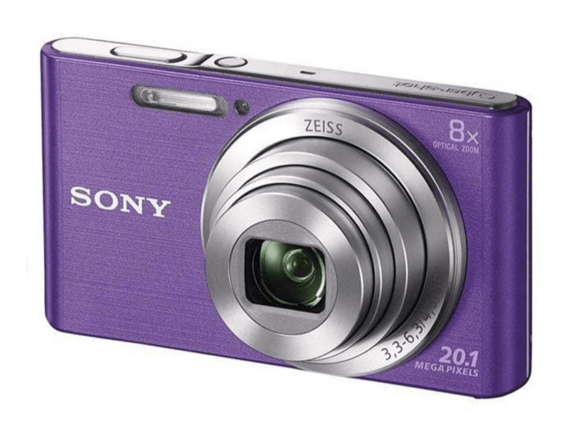 SONY DSC-W830 Digitális fényképezőgép 32GB-os memóriakártyával+táskával, Lila