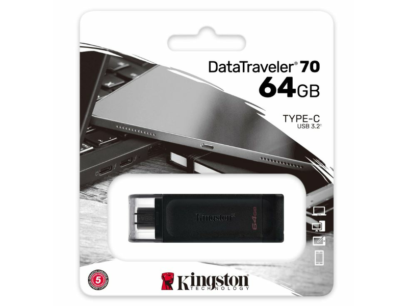 Kingston DataTraveler 70 64GB Pendrive