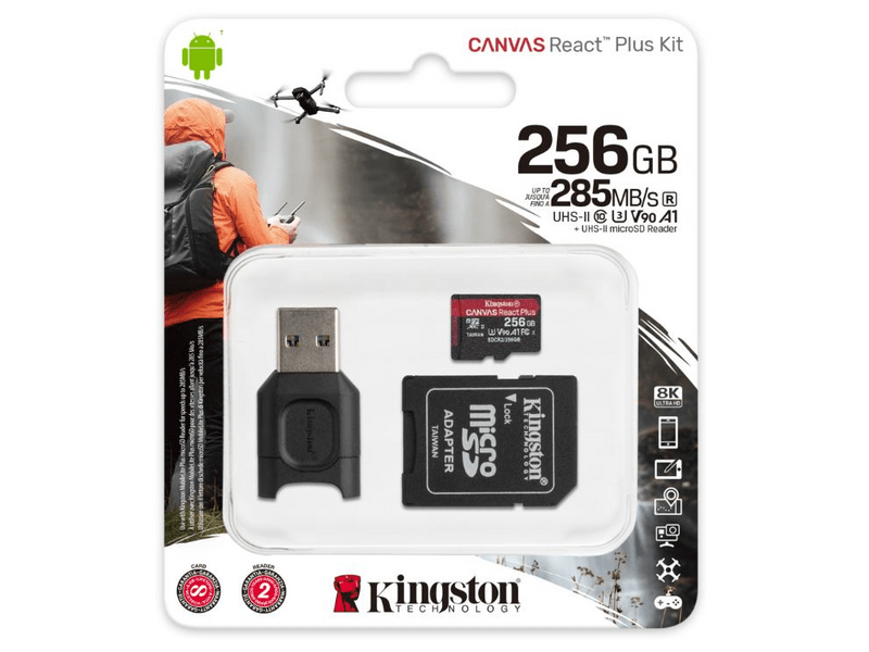 Kingston microSDXC 256GB C10/UHS-II/U3 MLPMR2/256GB