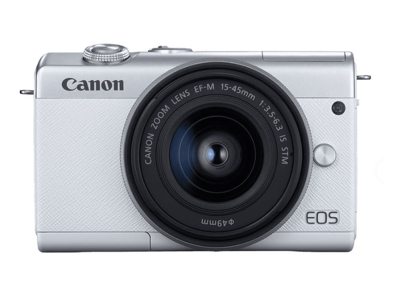 Canon EOS M200 + EF-M15-45 Fényképezőgép, Fehér