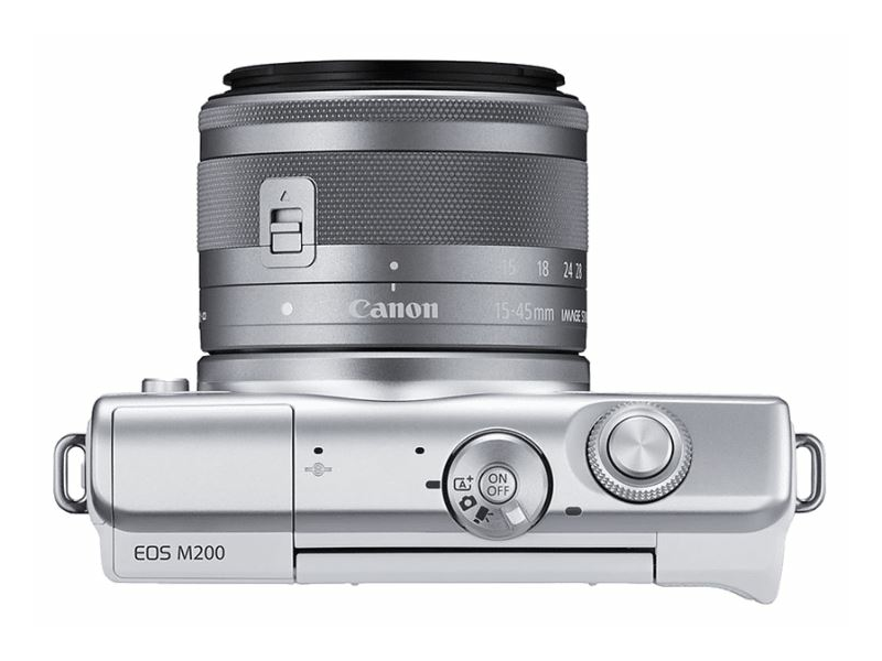 Canon EOS M200 + EF-M15-45 Fényképezőgép, Fehér