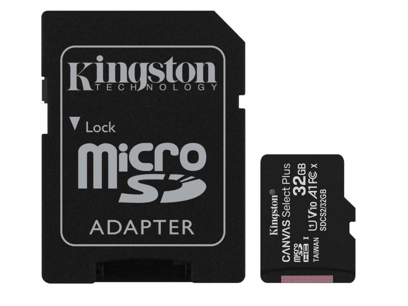Kingston SDCS2 microSDHC Canvas Select Plus 32GB Memóriakártya