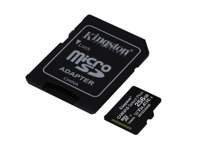 Kingston microSDXC Canvas SeIect Plus 256GB UHS-I/A1/C10 SDCS2/256GB