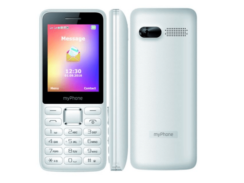 myPhone 6310 Dual Sim Kártyafüggetlen Mobiltelefon, Fehér