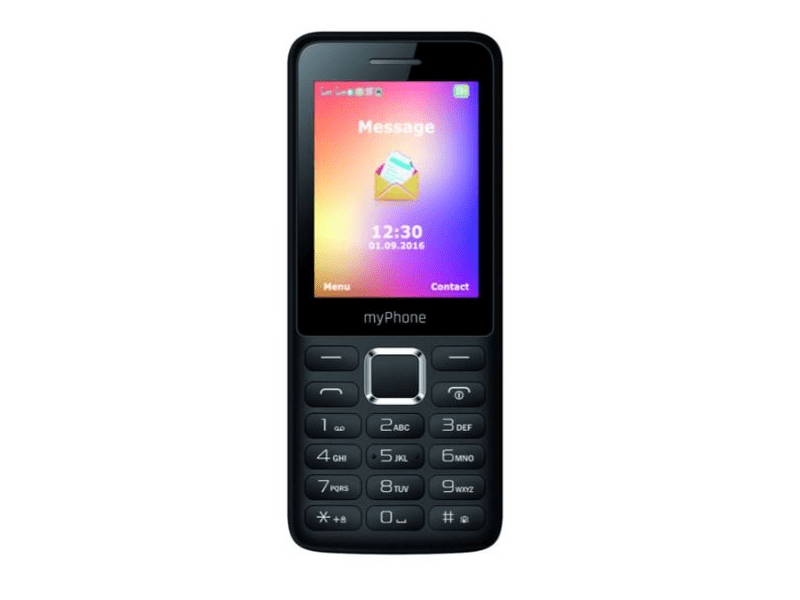 myPhone 6310 Dual Sim Kártyafüggetlen Mobiltelefon, Fekete