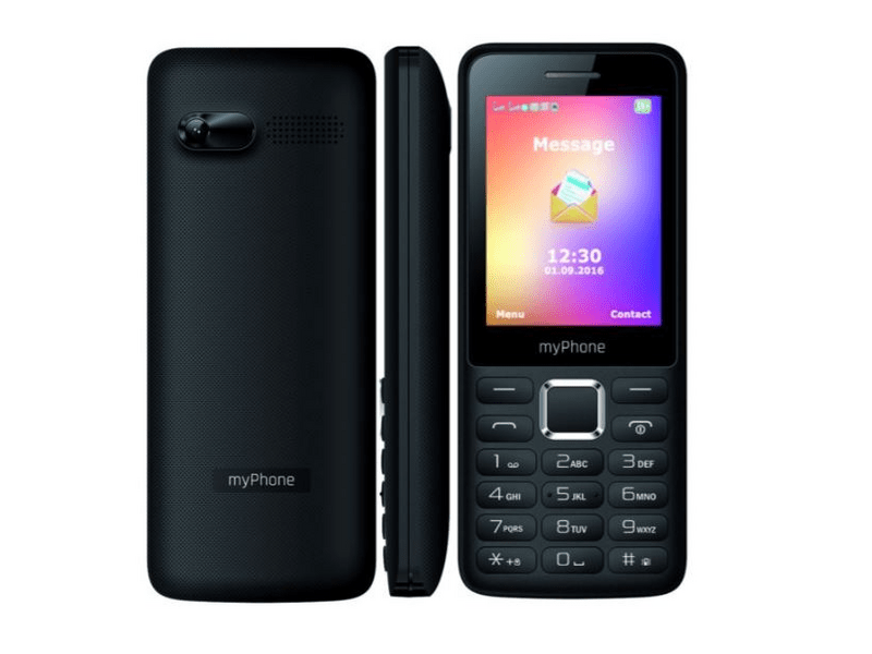 myPhone 6310 Dual Sim Kártyafüggetlen Mobiltelefon, Fekete