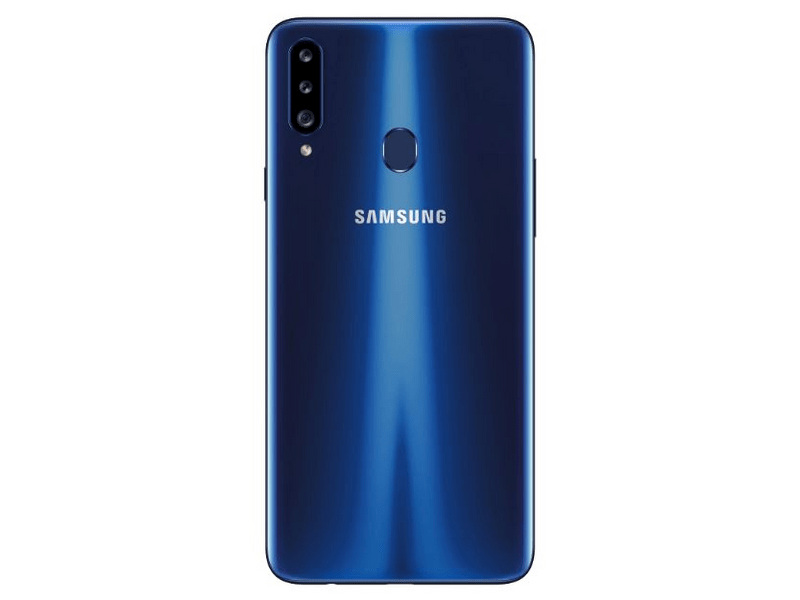 Samsung Galaxy A20S 32 GB DualSIM Kártyafüggetlen Okostelefon, Kék