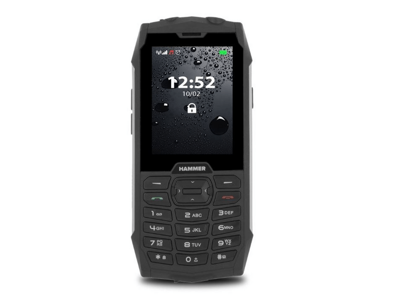 myPhone Hammer 4 Dual SIM Kártyafüggetlen Mobiltelefon, Fekete-Szürke