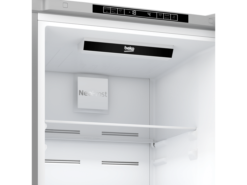 Beko RCNA406I30XB Alulfagyasztós kopmbinált hűtőszekrény