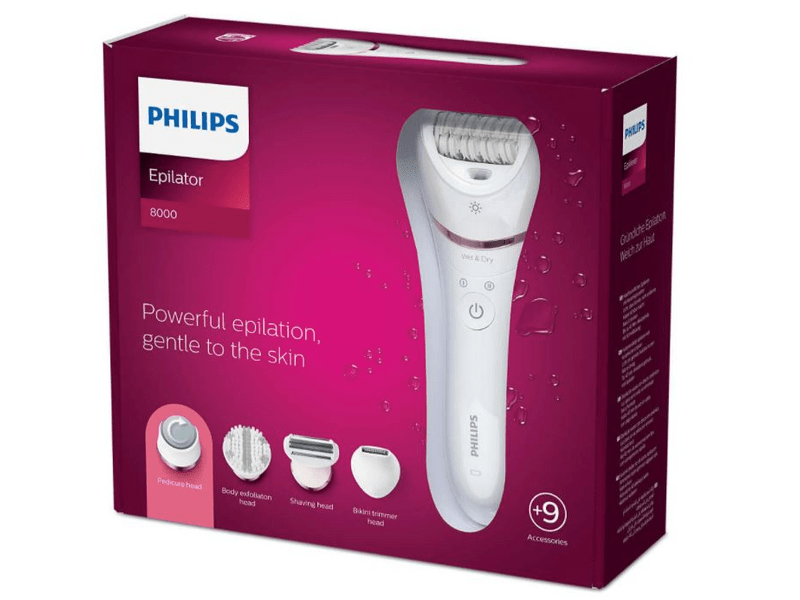 Philips BRE740/10 Series 8000 Wet & Dry Epilátor