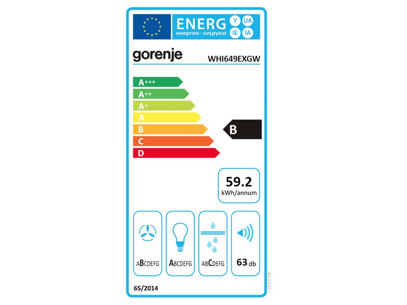 Gorenje WHI649EXGW Fali páraelszívó
