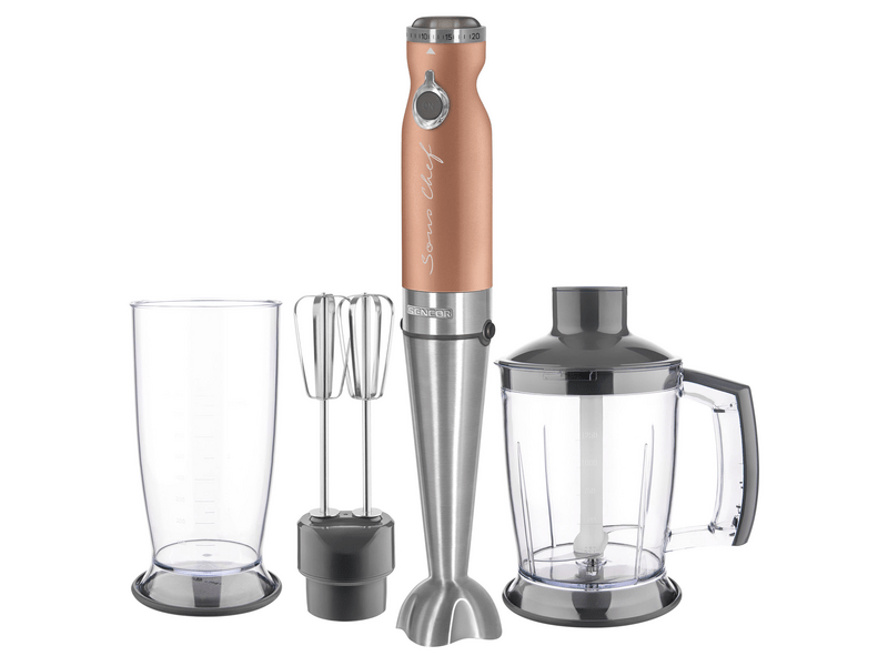 Sencor SHB5606GD-EUE3 4u1 ručni blender, zlatni