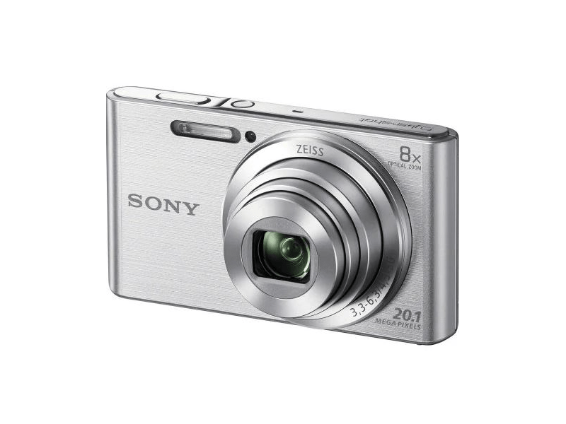 Sony W830 Ezüst Digitális fényképezőgép + 32GB Memóriakártya + tok