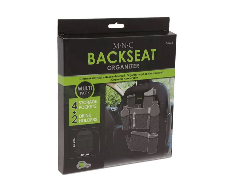 MNC 54923 Ülésre akasztható autós rendszerező 6 zseb