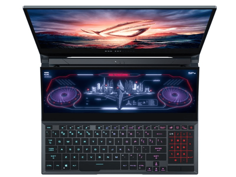 ASUS ROG Zephyrus Duo 15 GX550LXS-HC045 + Windows 10 Home  Notebook
