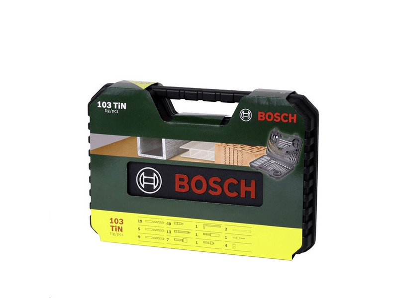 Bosch 103 részes V-Line titánium fúró- és csavarbitkészlet 2607017367