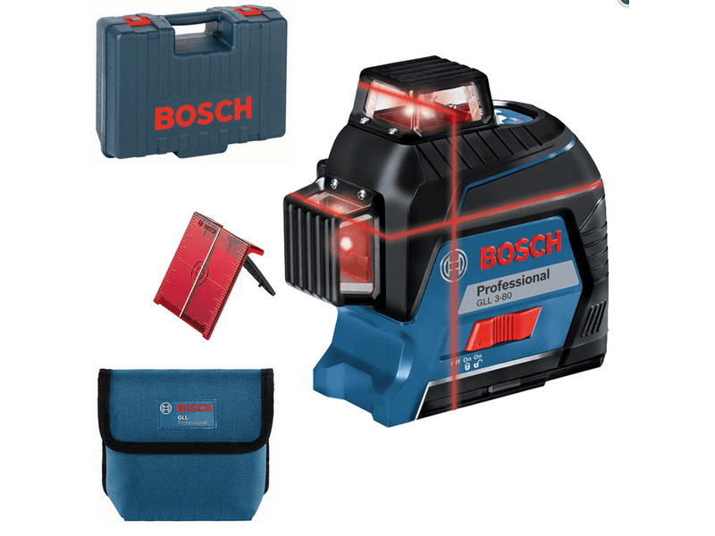 Bosch GLL 3-80 linijski laser + kofer (0601063S00)