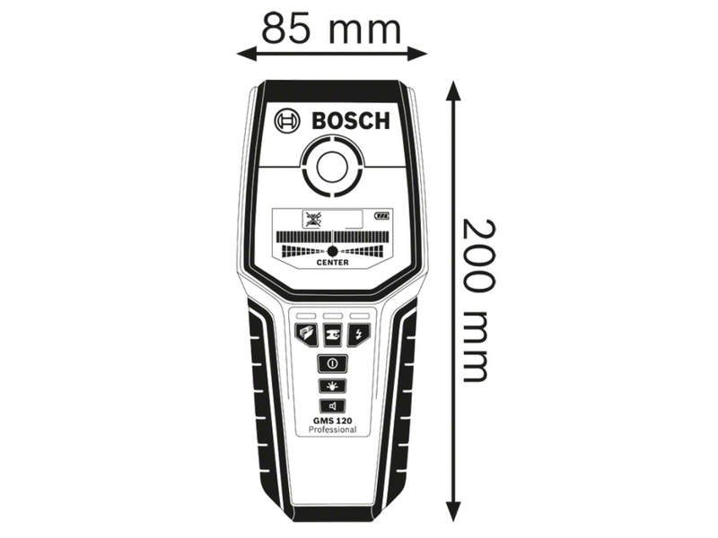 Bosch GMS 120 Keresőműszer (0601081000)