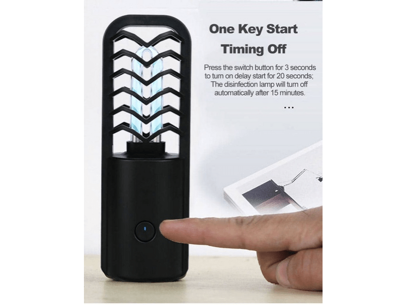 Zinas ZN-UVLM07 Hordozható, újratölthető fertőtlenítő germicid lámpa