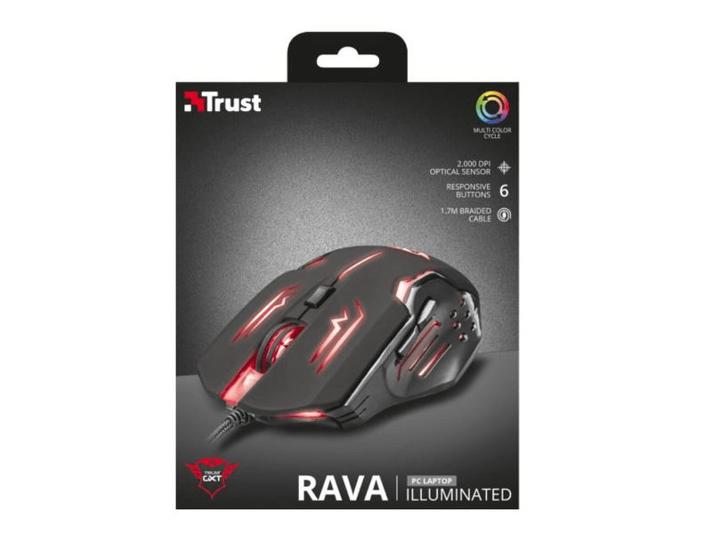 Trust Rava GXT 108 Gamer Egér (22090)