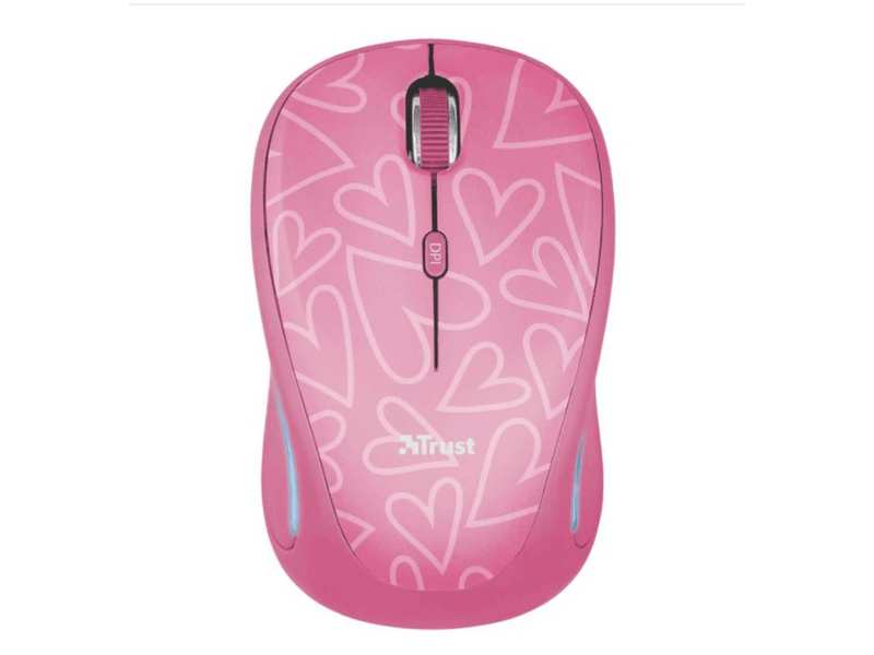 Trust Yvi FX Wireless Egér Rózsaszín (22336)