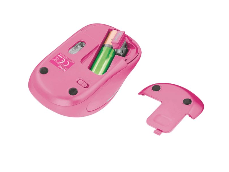 Trust Yvi FX Wireless Egér Rózsaszín (22336)