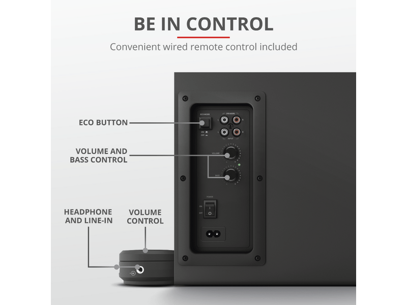 Trust Yuri 2.1 Hangfalszett (23696)