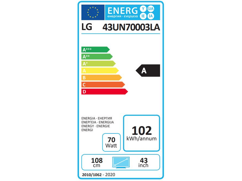 LG 65UN70003LA 4K Ultra HD Smart LED Tv